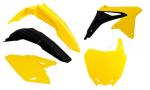 Kit plastiques Racetech couleur origine (14-16) jaune/noir