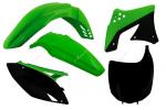 Kit plastiques Racetech couleur origine (2012) vert/noir
