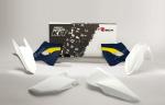 Kit plastiques Racetech couleur origine (2016) blanc/bleu/jaune