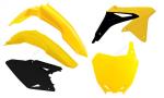 Kit plastiques Racetech couleur origine (2017) jaune/noir