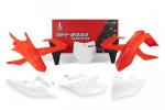 Kit plastiques Racetech couleur origine (2018) rouge/blanc