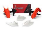 Kit plastiques Racetech couleur origine (2018) rouge/blanc/noir