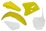Kit plastiques Racetech couleur origine jaune/blanc