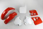Kit plastiques Ufo complet OEM 90 Rouge Blanc