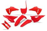 Kit plastiques Ufo complet avec protections de fourche - rouge