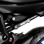 Kit suppression repose pieds R&G Racing Cache-orifices arri&egrave;re argent