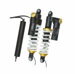 Kit suspension Touratech Plug & Travel EVO avec abaissement - 40 mm - Noir - Jaune