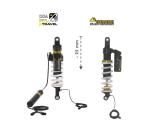 Kit suspension Touratech Plug & Travel avec abaissement - 25 mm - Blanc