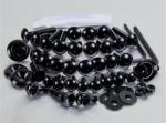 Kit visserie car&eacute;nage Pro-Bolt alu noir CBR600RR (03-06)
