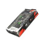 Leviers de frein et d'embrayage ART repliables noir/vis verte par paire