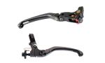 Leviers de frein et d'embrayage LighTech repliables/reglables Alien