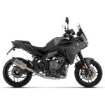 Ligne Compl&egrave;te Arrow INDY RACE alu noir embout carbone