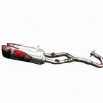 Ligne Compl&egrave;te DEP DOUBLE SORTIE EMBOUT CARBONE