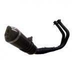 Ligne Compl&egrave;te Termignoni "BLACK EDITION" HOMOLOGUEE 2-1 COLLECTEUR INOX SILENCIEUX FULL CARBONE