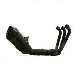 Ligne Compl&egrave;te Termignoni "BLACK EDITION" HOMOLOGUEE 3-1 COLLECTEUR INOX SILENCIEUX FULL CARBONE