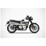 Ligne Compl&egrave;te Zard haute 2 en 2 inox racing - embout inox noir