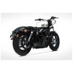 Ligne Compl&egrave;te Zard inox Kit sport - embout inox noir