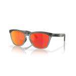 Lunettes de soleil Oakley FROGSKINS RANGE MATTE GREY SMOKE/GREY INK PRIZM RUBY