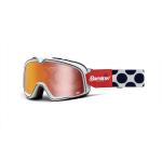 Lunettes moto 100% BARSTOW - HAYWORTH - ECRAN IRIDIUM ROUGE