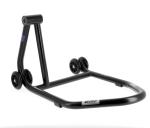 Lève moto Bihr Béquille de stand monobras gauche Home Track noir mat roues noir