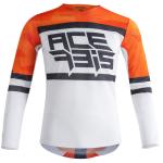Maillot cross Acerbis VENTED HELIOS ORANGE WHITE 2021