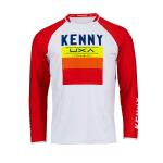 Maillot cross Kenny TITANIUM RED WHITE 2022
