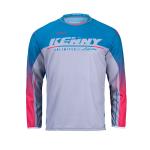 Maillot cross Kenny TRACK FOCUS GREY BLUE 2022