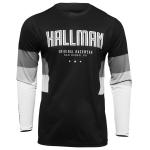 Maillot cross Thor HALLMAN DIFFER DRAFT BLACK WHITE 2025