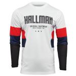 Maillot cross Thor HALLMAN DIFFER DRAFT WHITE RED NAVY 2025