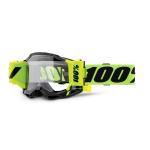 Masque cross 100% ACCURI 2 FORECAST Jaune Fluo - Clair 2025