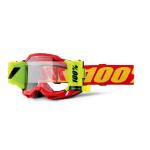 Masque cross 100% ACCURI 2 FORECAST Rouge - Clair 2025