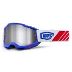 Masque cross 100% ACCURI 2 Kolby - Ecran Mirror Silver 2025