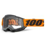 Masque cross 100% ACCURI 2 OTG Orange - Clair 2025