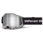 Masque cross 100% ACCURI 2 SAMBA- Ecran Mirror Silver 2026