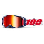 Masque cross 100% ARMATIC Mach Z - Ecran Mirror Rouge 2025
