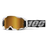 Masque cross 100% ARMATIC RapidRacer - Ecran Mirror True Gold 2025