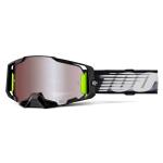 Masque cross 100% ARMEGA HiPER Lightspeed - Ecran Mirror Silver 2025