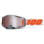 Masque cross 100% ARMEGA HiPER Silver - Ecran Mirror Silver 2025