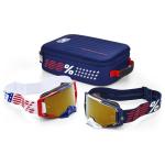 Masque cross 100% ARMEGA PATRIOT PACK 2 MASQUES 2027