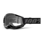 Masque cross 100% STRATA 2 Noir - Clair 2025