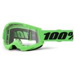 Masque cross 100% STRATA 2 Vert Fluo- Clair 2026