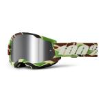 Masque cross 100% STRATA 2 War Camo - Mirror Silver 2025
