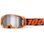 Masque cross ARMATIC Orange Fluo - Ecran Mirror Silver 100