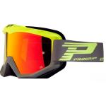 Masque cross Progrip ATZAKI Mirror Two 3201FL Jaune Fluo/Gris 2021