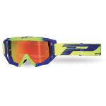 Masque cross Progrip VENOM MIRROR TWO 3200 - JAUNE FLUO BLEU E 2022