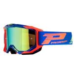 Masque cross Progrip VISTA 3303/18 Bleu/Orange fluo 2021