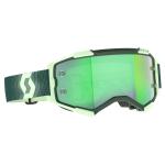Masque cross Scott Fury - dark green/mint green green chrome works 2027