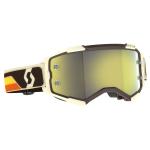 Masque cross Scott Fury - deep brown/beige yellow chrome works 2027