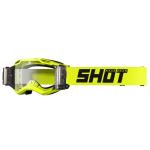 Masque cross Shot ASSAULT 2.0 - SOLID NEON YELLOW ROLL OFF GLOSSY 2023