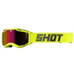 Masque cross Shot IRIS 2.0 - SOLID NEON YELLOW GLOSSY 2023
